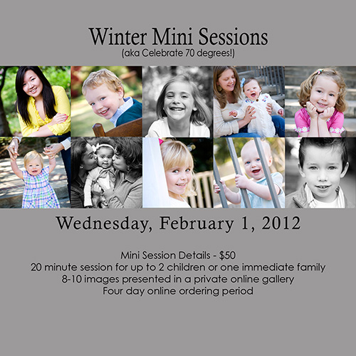 Winter Mini Sessions! Season Moore Photography