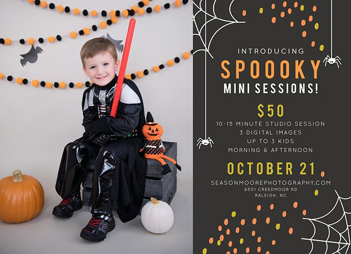Raleigh Halloween Mini Sessions