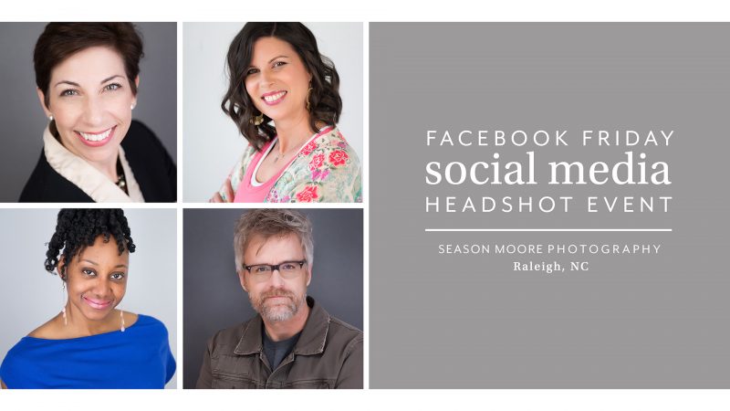 facebook social media headshot event raleigh