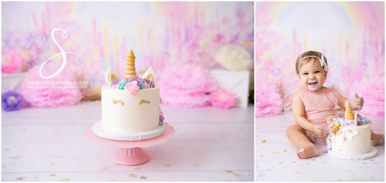 Cake smash session for 1st birthday in Sheffield, Yorkshire. - Jenny Mills  Photography