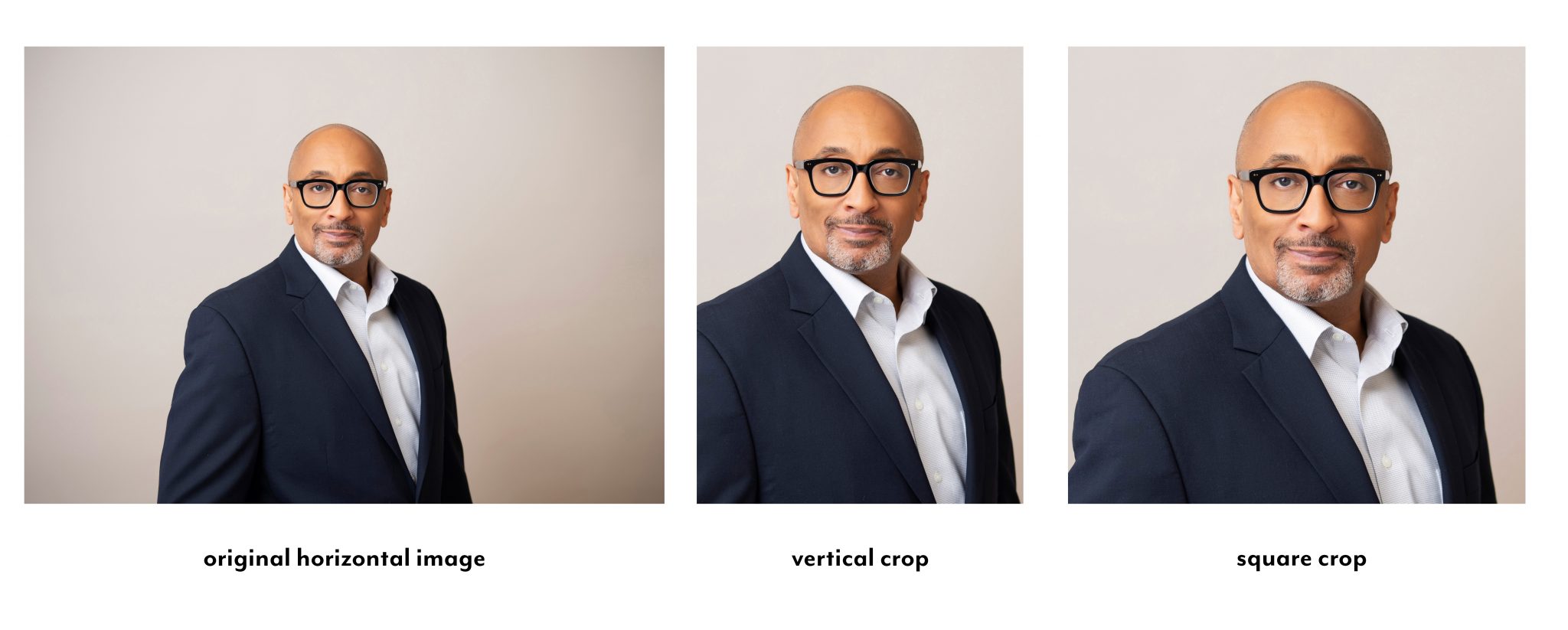 Understanding Headshot Crops Season Moore Photography